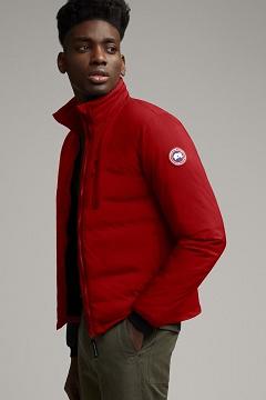 Chamarras Canada Goose Hombre Outlet - Lodge Chaqueta De Plumas Rojos Oscuro VK2468579